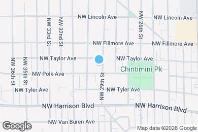 Map image of the property - 622 NW 29th St
