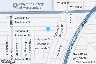 Map image of the property - 7300 Ramona St