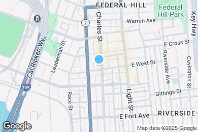 Map image of the property - 1130 S Charles St