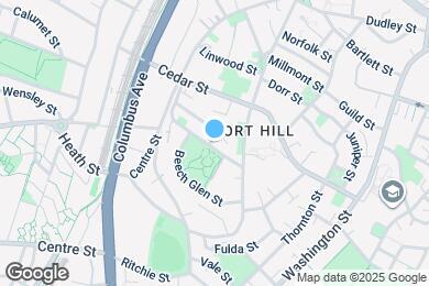 Map image of the property - 31 Fort Ave