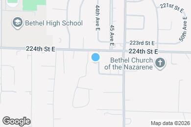 Map image of the property - 22420 44th Ave Ct E