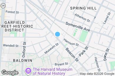 Map image of the property - 257 Beacon St