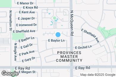 Map image of the property - 912 E Baylor Ln
