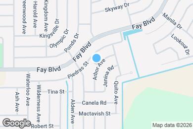 Map image of the property - 6290 Arbor Ave