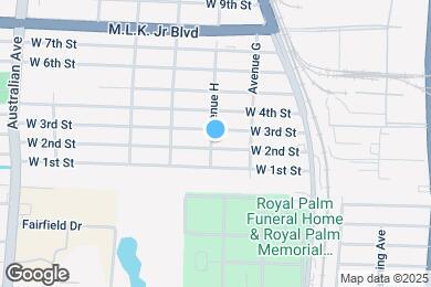 Map image of the property - 664 W 2nd St