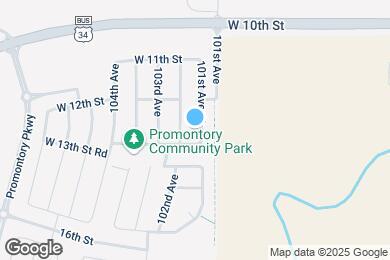 Map image of the property - 1227 101st Ave Ct