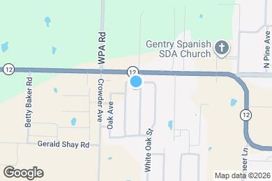 Map image of the property - 109 Pin Oak St