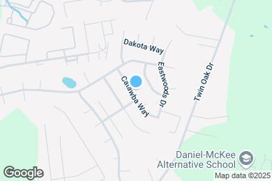 Map image of the property - 1210 Catawba Way