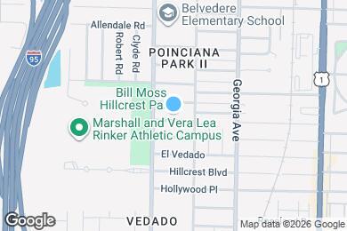 Map image of the property - 823 Avenida Hermosa