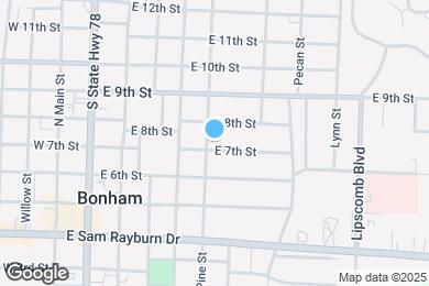 Map image of the property - 605 E 7th St