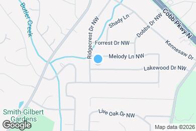 Map image of the property - 2498 Lakewood Dr NW