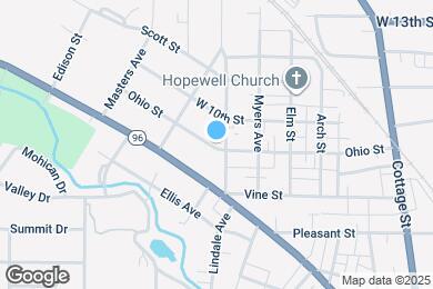 Map image of the property - 708 Ohio St