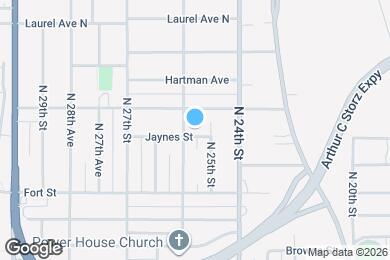 Map image of the property - 2518 Jaynes St
