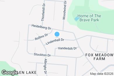 Map image of the property - 1854 Lindenhall Dr