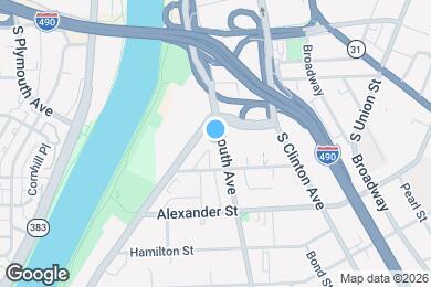 Map image of the property - 407 South Ave