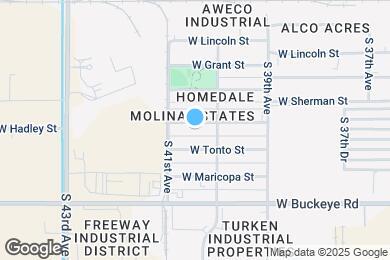 Map image of the property - 4021 W Hadley St