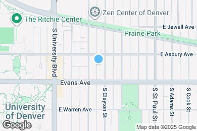 Map image of the property - 2033 1/2 Clayton Street