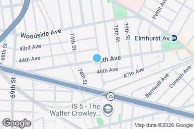 Map image of the property - 7448 45th Ave