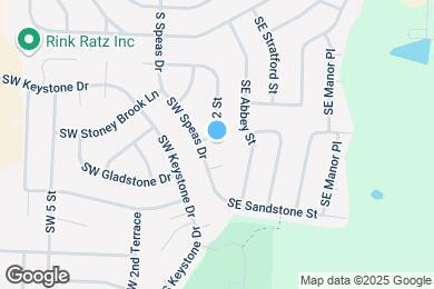 Map image of the property - 1816 SE 2nd St