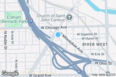 Map image of the property - 710 N Aberdeen St