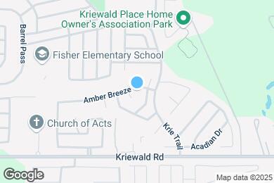 Map image of the property - 9722 Amber Breeze