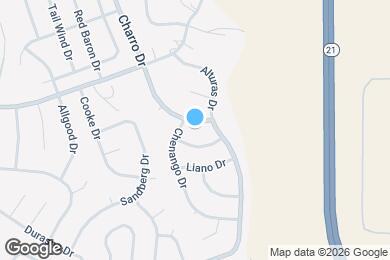 Map image of the property - 4060 Charro Dr