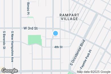 Map image of the property - 332 S Virgil Ave