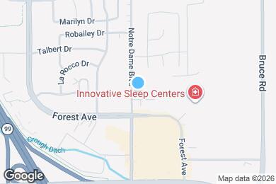 Map image of the property - Chico Meadows Apartments