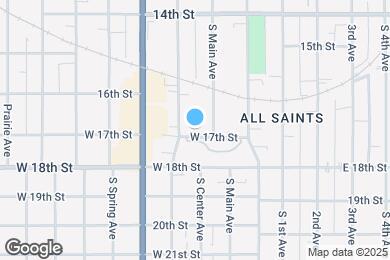 Map image of the property - 210 W 17th St