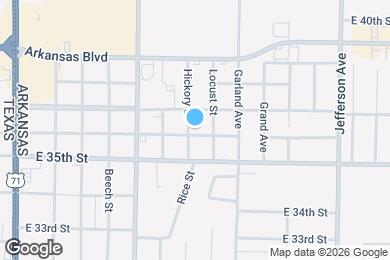 Map image of the property - 3602 Hickory St