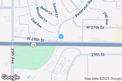 Map image of the property - 2837 W 28th St