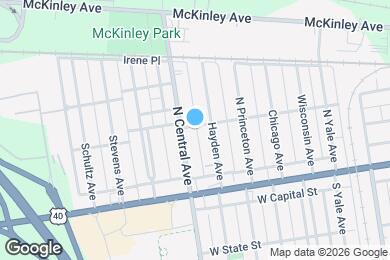 Map image of the property - 1393 Cable Ave