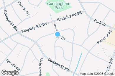 Map image of the property - 1104 Desale St SW