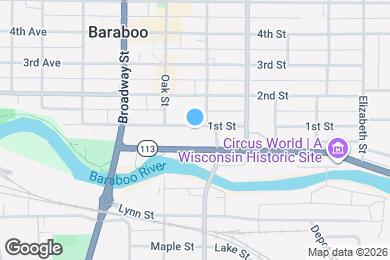 Map image of the property - 126 1st St