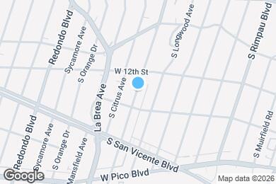 Map image of the property - 1228 S Highland Ave