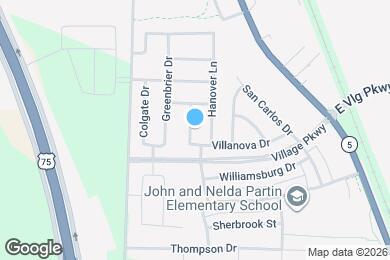 Map image of the property - 1521 Stanford Dr