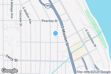 Map image of the property - 746 Cashmere St