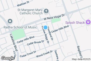 Map image of the property - 1904 Hollow Ridge Dr