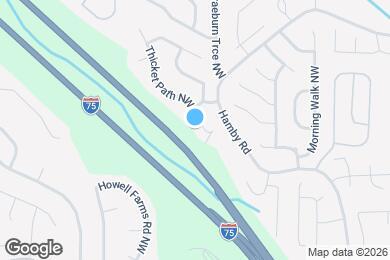 Map image of the property - 4821 Thicket Path NW