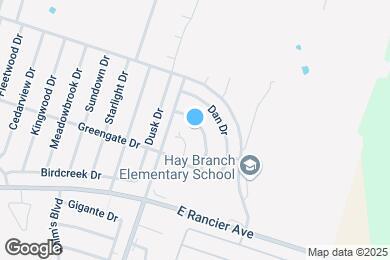Map image of the property - 5710 Redstone Dr