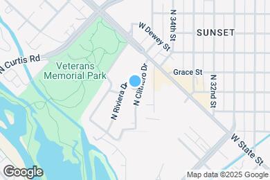 Map image of the property - 1045 N Clithero Dr