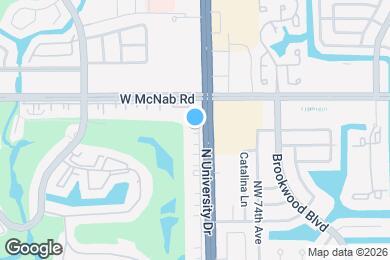 Map image of the property - 6751 N University Dr