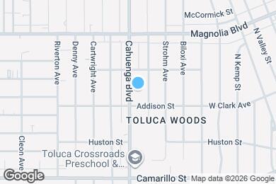 Map image of the property - 5026 Cahuenga Blvd