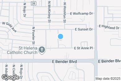 Map image of the property - 2422 N Houston St