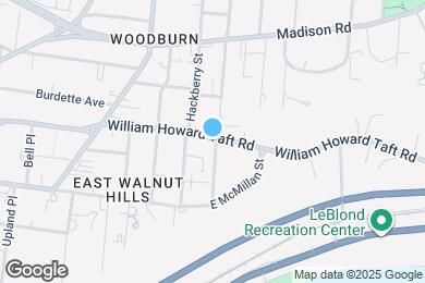 Map image of the property - 1719 William Howard Taft Rd