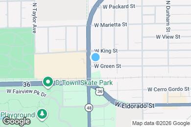 Map image of the property - 1274 W Green St