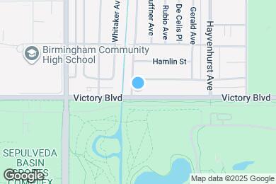 Map image of the property - 16663 Victory Blvd