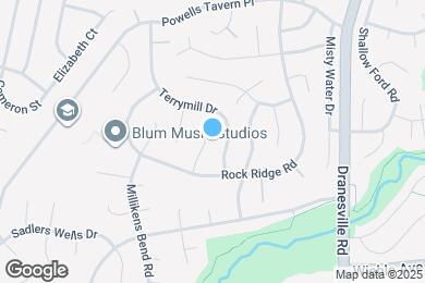 Map image of the property - 1405 Rock Ridge Ct