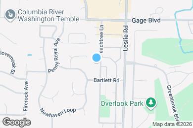 Map image of the property - 1839 Peachtree Ln