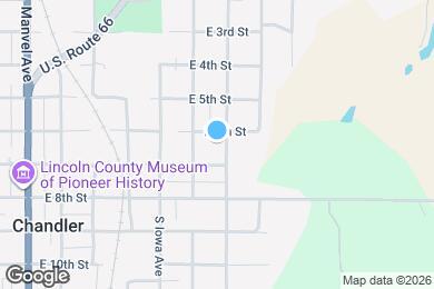 Map image of the property - 605 Bennett